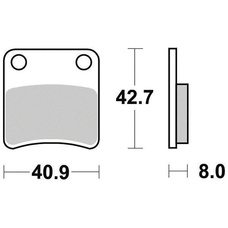 Plaquette PERFTEC R90 Semi-mét