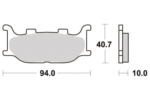 Plaquette PERFTEC R90 Semi-mét