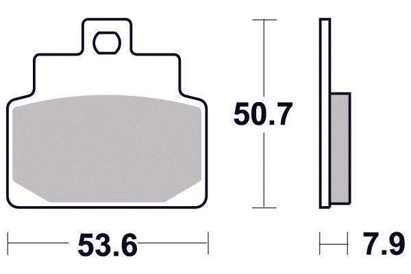 Plaquette PERFTEC R90 Semi-mét