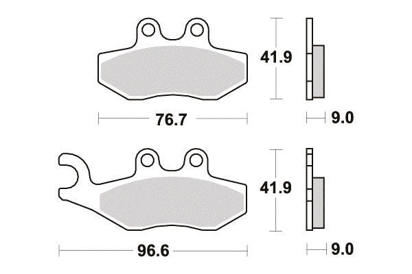 Plaquette PERFTEC R90 Semi-mét