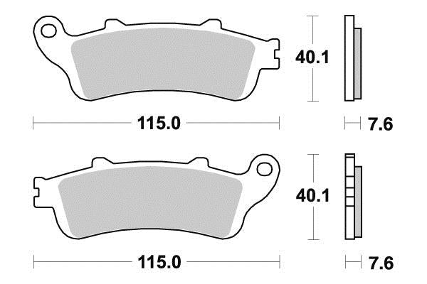 Plaquette PERFTEC Métal Fritté