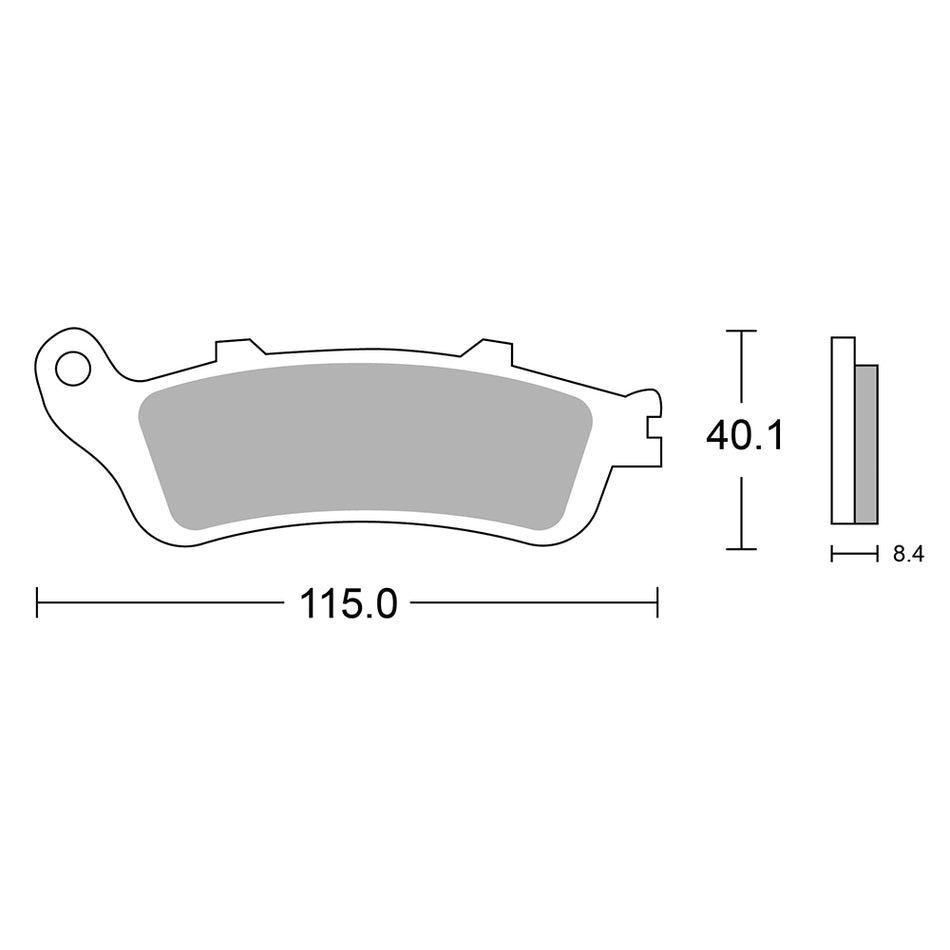 Plaquette PERFTEC R90 Semi-mét