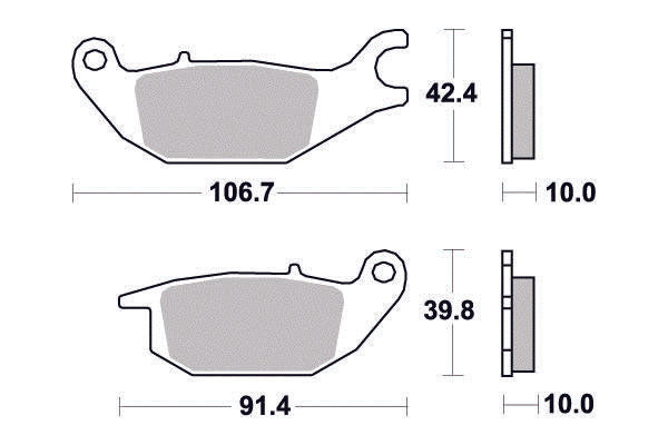 Plaquette Sifam Métal Fritté