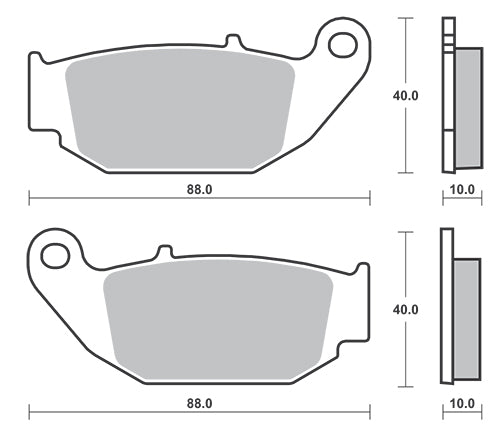 Plaquette PERFTEC R90 Semi-mét