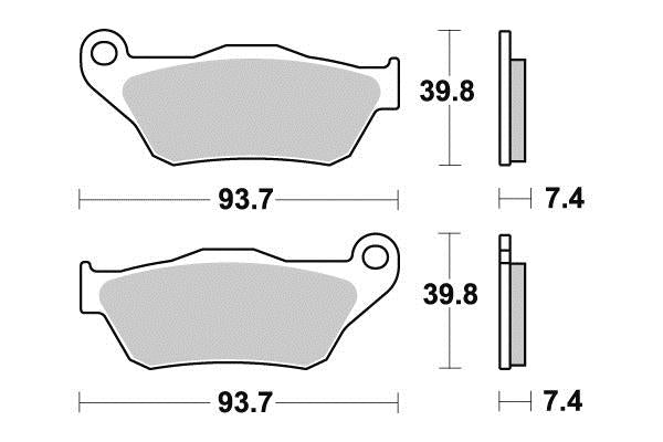 Plaquette Kyoto Semi-métal YAMAHA YPR 125 X-MAX 2006-2009