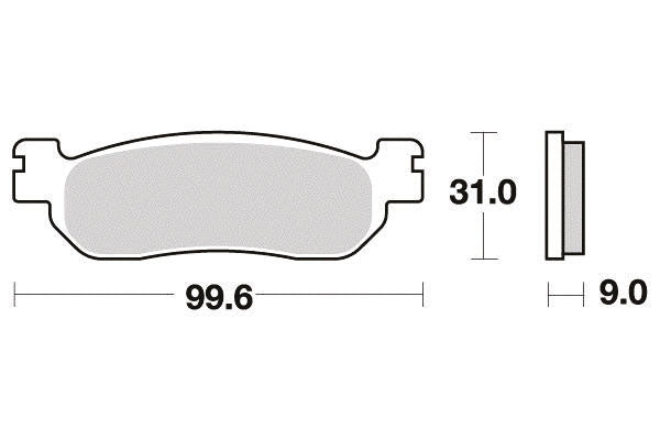 Plaquette PERFTEC R90 Semi-mét