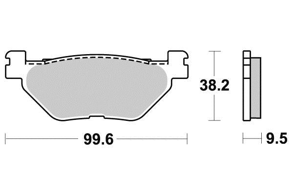 PERFTEC R90 Semi-Metallic Plate