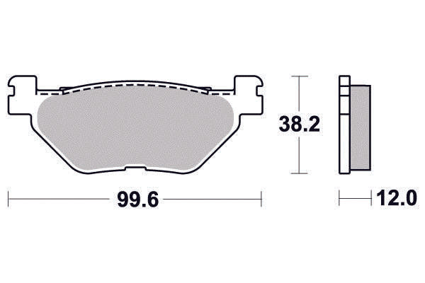 PERFTEC R90 Semi-Metallic Plate