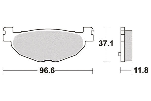 Plaquette PERFTEC Métal Fritté