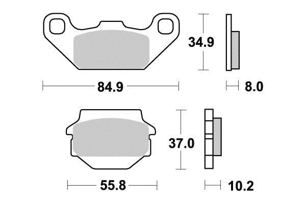 Sifam gesinterde metalen plaat