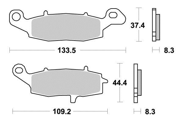 Plaquette PERFTEC R90 Semi-mét