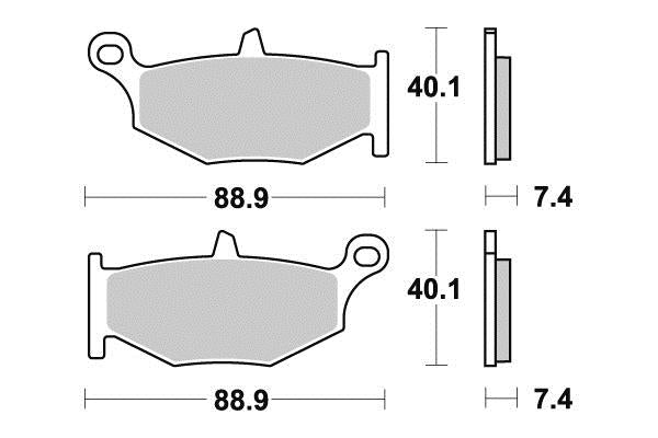 Plaquette PERFTEC Métal Fritté