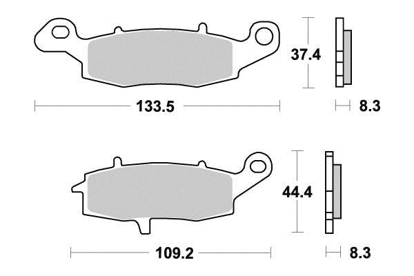 Plaquette PERFTEC R90 Semi-mét