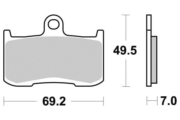 Plaquette PERFTEC Métal Fritté