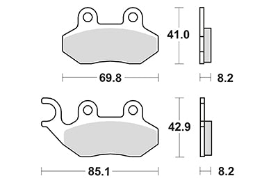 Plaquette PERFTEC R90 Semi-mét