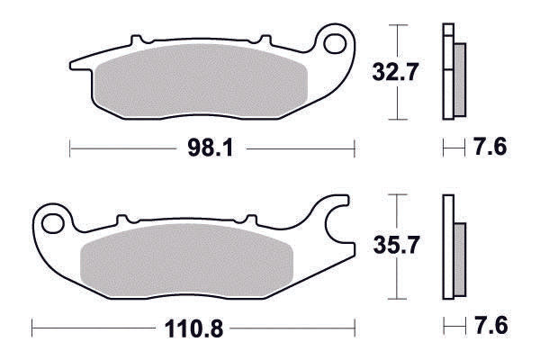 Plaquette PERFTEC R90 Semi-mét