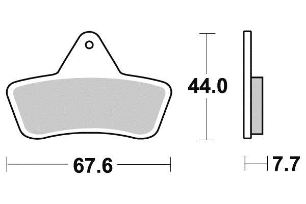 Plaquette Sifam Métal Fritté