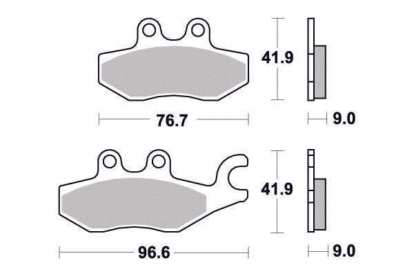 Plaquette PERFTEC R90 Semi-mét