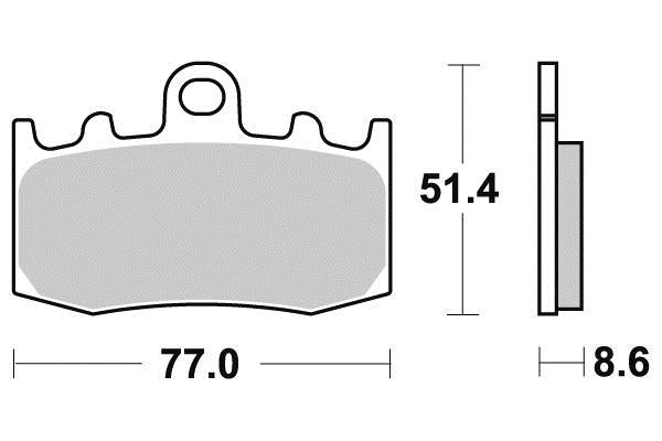 Plaquette PERFTEC Métal Fritté