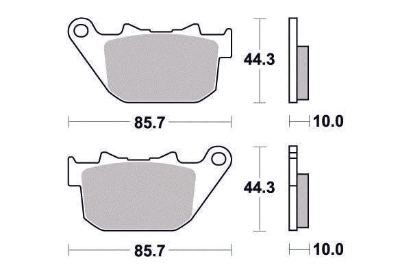 Plaquette Sifam Métal Fritté