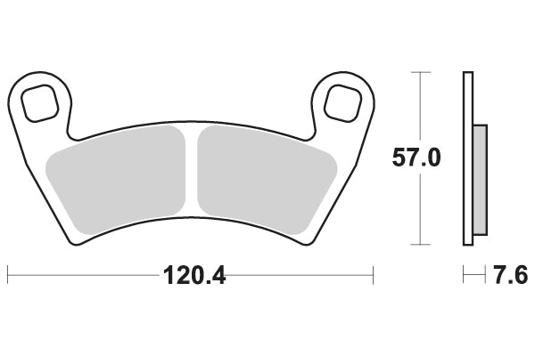 Plaquette Sifam Métal Fritté