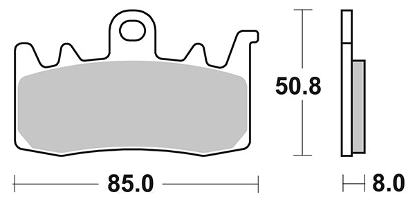 Plaquette PERFTEC Métal Fritté