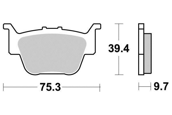 PERFTEC Sinter Grip Road Brake Pad