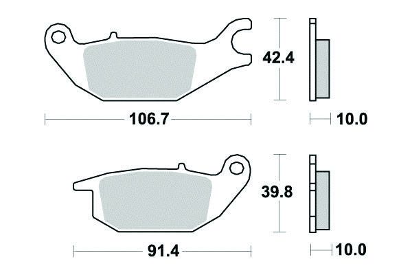 PERFTEC Sinter Grip Road Brake Pad