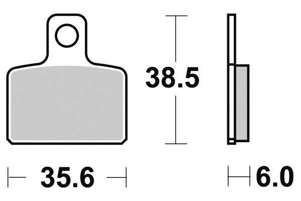 Plaquette de frein PERFTEC Sinter Grip Road