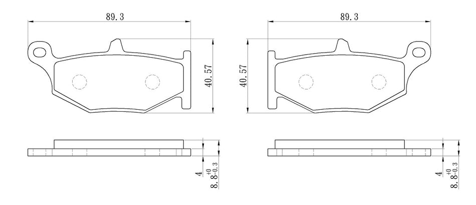 PERFTEC Sinter Grip Road Brake Pad