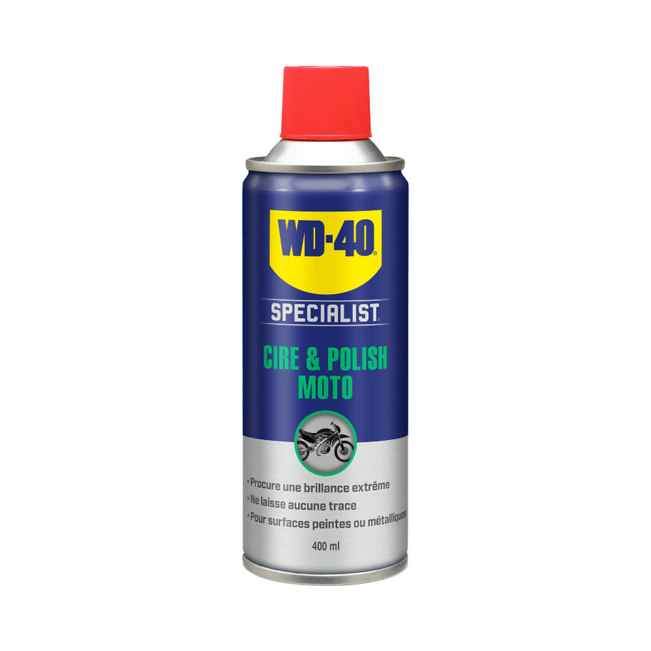 WD-40 Wax &amp; Polish 400ml Per stuk verkocht