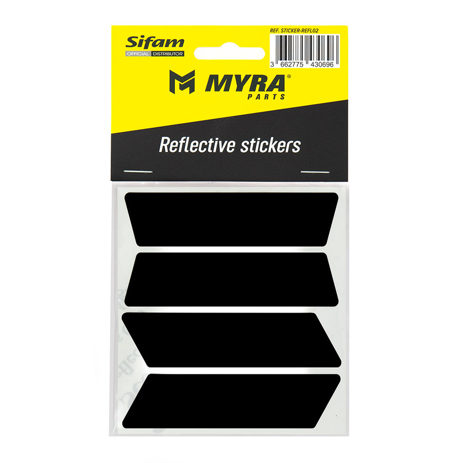 Black Reflective Sticker