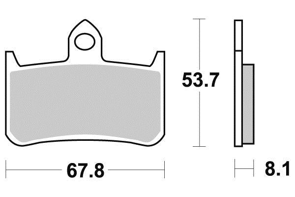 Plaquette Vesrah Métal Fritté